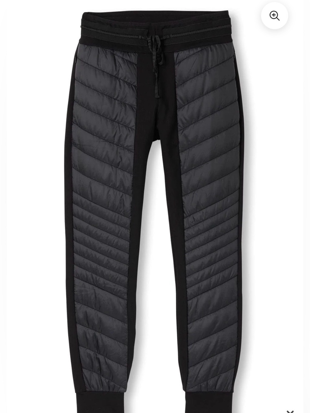 Alp N Rock Vallon Quilted Jogger Pants Black size XS Runs Small MSRP $178
